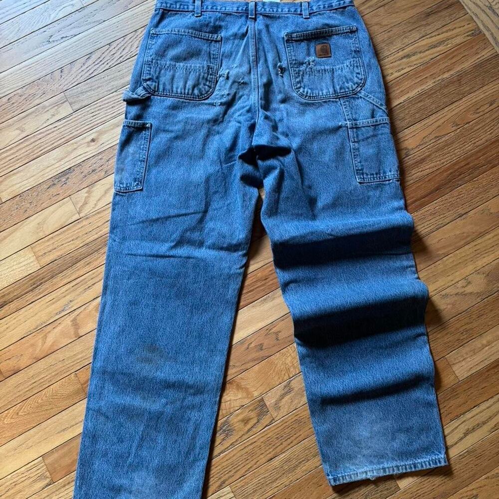 Vintage distressed baggy / loose fit Carhartt original dungarees
